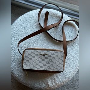 Karl Lagerfeld monogram crossbody bag